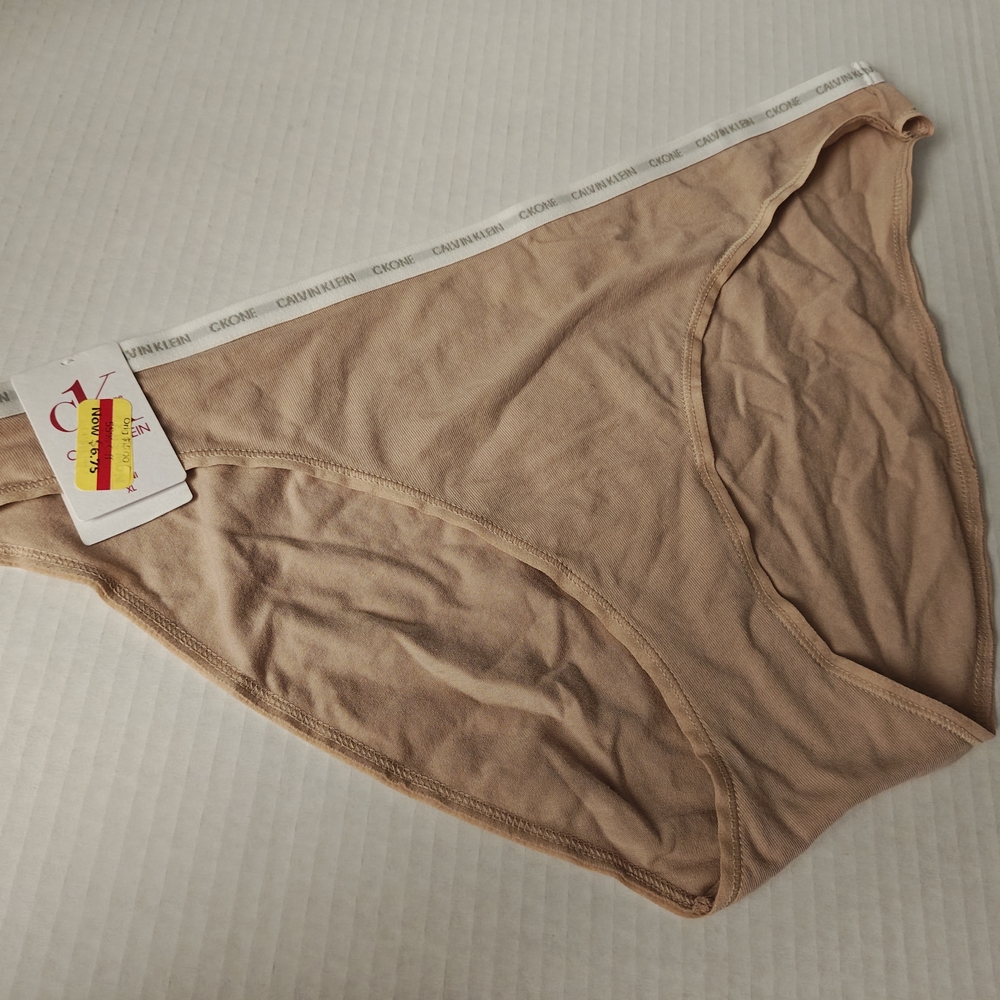 XL Calvin Klein Beige Bikini #0382